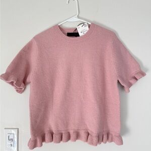 Zara Ruffle Sleeve Knit Top